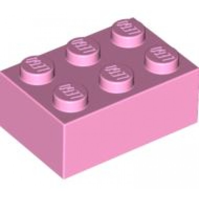 LEGO 2 x 3 Brick Bright Pink